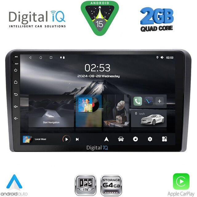 DIGITAL IQ RSD 1510_CPA (9inc)  MULTIMEDIA TABLET for CITROEN - PEUGEOT - TOYOTA