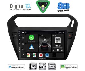 DIGITAL IQ BXF 7511BL_CPAA (9inc) MULTIMEDIA TABLET for CITROEN ELYSEE – PEUGEOT 301 mod. 2013-2026 (BLACK)