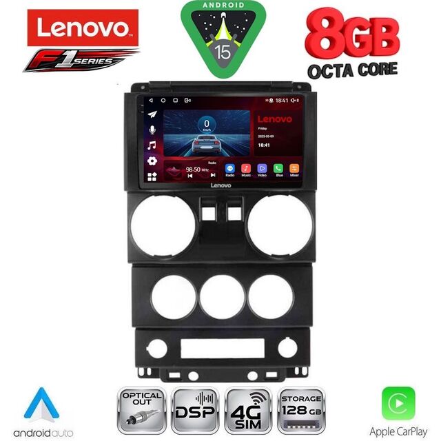 LENOVO SSR 10293_CPA (9inc) MULTIMEDIA TABLET for JEEP WRANGLER  mod. 2006-2011