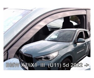 ΑΝΕΜΟΘΡΑΥΣΤΕΣ ΓΙΑ BMW X1 (U11) /iX1 5D 2022+  ΣΕΤ ΑΥΤΟΚΙΝΗΤΟΥ ΑΠΟ ΕΥΚΑΜΠΤΟ ΦΙΜΕ ΠΛΑΣΤΙΚΟ HEKO - 4 ΤΕΜ.
