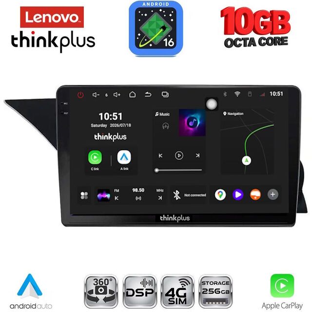 LENOVO LTM 11412_CPA (NTG 4.5) (9inc) MULTIMEDIA TABLET for MERCEDES GLK (X204) mod. 2013-2017