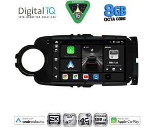 DIGITAL IQ BXK 20737BL_CPAA (9inc) MULTIMEDIA TABLET for TOYOTA YARIS mod. 2011-2015 (BLACK)