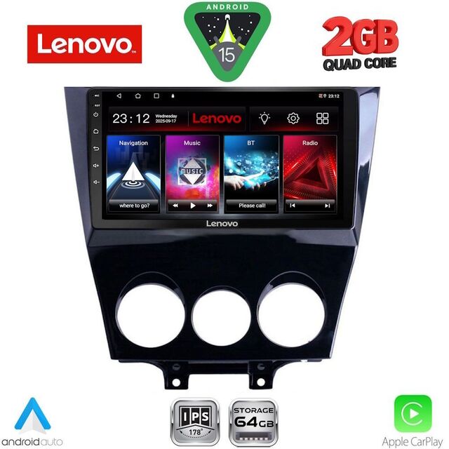 LENOVO LVD 2395_CPA (9inc) MULTIMEDIA TABLET for MAZDA RX8 mod. 2008-2012