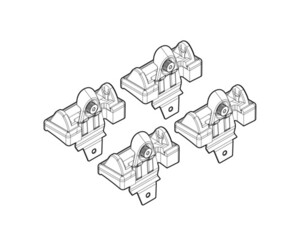 ΑΚΡΑ ΓΙΑ ΜΠΑΡΕΣ NORDRIVE ΓΙΑ CHEVROLET NIVA 01/03+ KIT