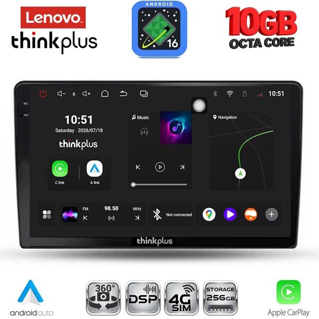 LENOVO LTM 11656_CPA (9inc) MULTIMEDIA TABLET for SSANGYONG REXTON mod. 2002-2006