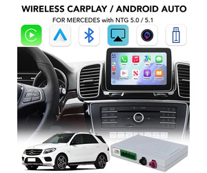DIGITAL IQ BZ 503F CPAA (WIRELESS CARPLAY / ANDROID AUTO BOX for MERCEDES mod. 2014-2018 with NTG 5.0/5.1 with 2 CAMERAS)