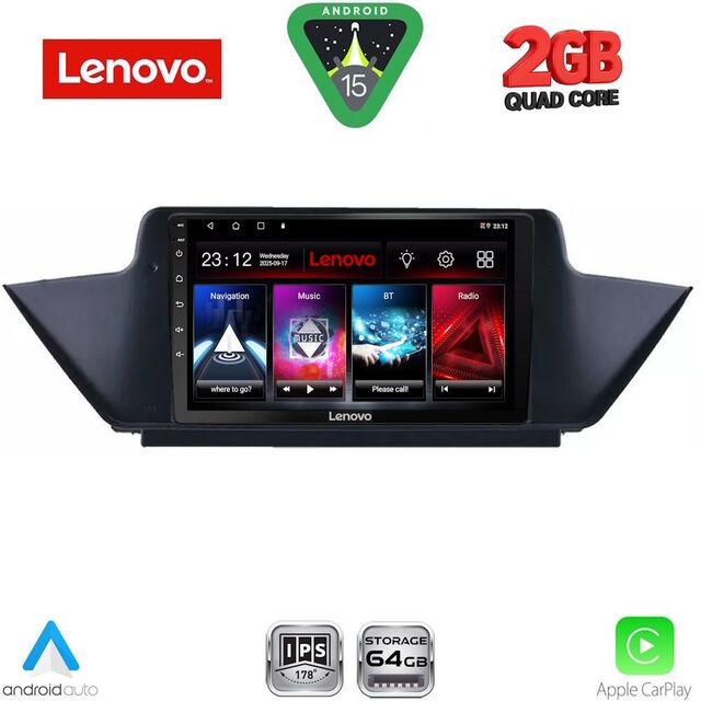 LENOVO LVD 2056_CPA (10inc) MULTIMEDIA TABLET for BMW X1 mod. 2009-2015