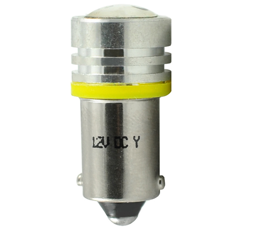 T4W 12V 1W BA9s (ΜΙΝΙΟΝ) LED 1xHP ΚΙΤΡΙΝΟ 1ΤΕΜ.
