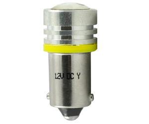 T4W 12V 1W BA9s (ΜΙΝΙΟΝ) LED 1xHP ΚΙΤΡΙΝΟ 1ΤΕΜ.