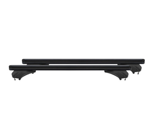 ΜΠΑΡΕΣ ΑΛΟΥΜΙΝΙΟΥ SONIC BLACK 120cm ΣΕ ΜΑΥΡΟ ΧΡΩΜΑ ΓΙΑ ΟΡΟΦΗ ΜΕ FLUSH ΚΑΙ RAISED RAILS MENABO - 2 ΤΕΜ.
