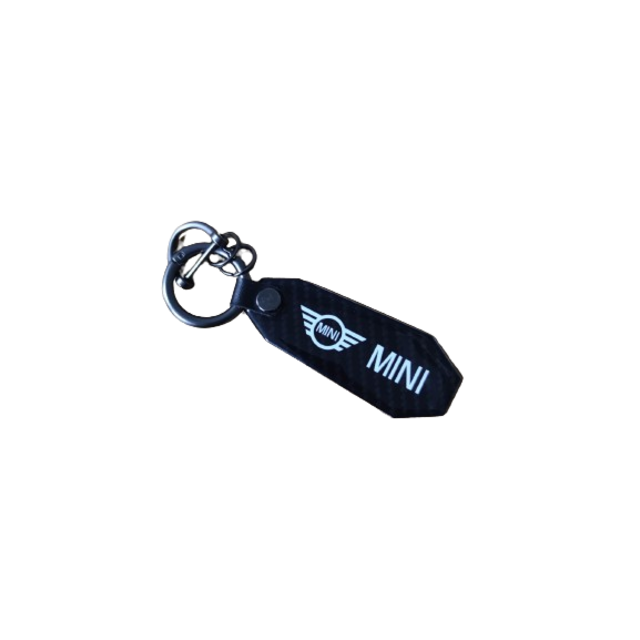 Μπρελόκ κλειδιών μαύρο look carbon - Mini Cooper