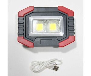 ΕΠΑΝΑΦΟΡΤΙΖΟΜΕΝΟΣ ΠΡΟΒΟΛΕΑΣ LED 6W 2xCOB ΜΕ micro-USB W918