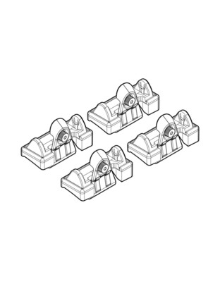 ΑΚΡΑ ΓΙΑ ΜΠΑΡΕΣ NORDRIVE ΓΙΑ MAZDA 2 05/03-09/07 KIT