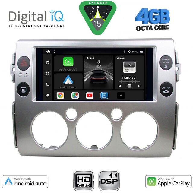 DIGITAL IQ BXF 16717_CPAA (9inc) MULTIMEDIA TABLET for TOYOTA FJ CRUISER mod. 2007-2022