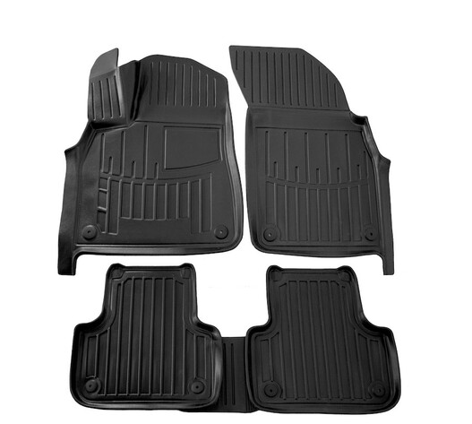 Race Axion - Πατάκια Για Audi Q7 (4M) 2015> 5πορτο Λάστιχο Σκαφάκια Προστατευτικά Με Κουμπώματα για Επιβατικά Αυτοκίνητα - 5 τεμ. (5030115/ST)