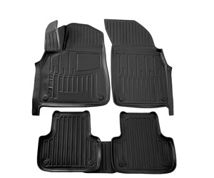 Race Axion - Πατάκια Για Audi Q7 (4M) 2015> 5πορτο Λάστιχο Σκαφάκια Προστατευτικά Με Κουμπώματα για Επιβατικά Αυτοκίνητα - 5 τεμ. (5030115/ST)
