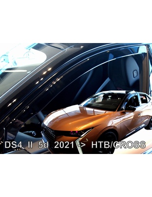 ΑΝΕΜΟΘΡΑΥΣΤΕΣ ΓΙΑ DS 4 5D 2021-2023 /DS 4 CROSS 5D 2021-2023  ΖΕΥΓΑΡΙ ΑΠΟ ΕΥΚΑΜΠΤΟ ΦΙΜΕ ΠΛΑΣΤΙΚΟ HEKO - 2 ΤΕΜ.