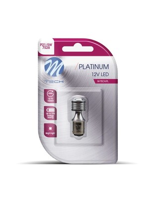 P21/5W 12V BAY15s 2,2W 4xHP LED OSRAM ΛΕΥΚΟ BLISTER 1ΤΕΜ. M-TECH