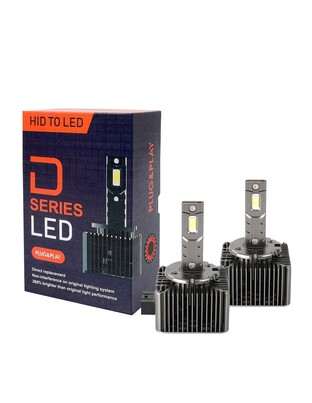 D1S 12V PK32d-2 6000K 8.400lm 35W D-SERIES LED PLUG & PLAY KIT CAN-BUS (ΜΕ ΑΝΕΜΙΣΤΗΡΑΚΙ) MTECH - 2ΤΕΜ.