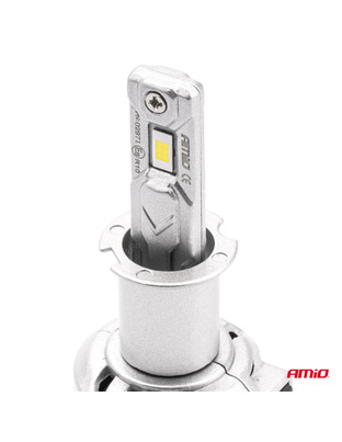 Amio - ΛΑΜΠΕΣ LED H3 10-16V 72W 6.500K 7920lm CAN BUS (ME ΑΝΕΜΙΣΤΗΡΑΚΙ) X2 SERIES - 2ΤΕΜ. (02971/AM)