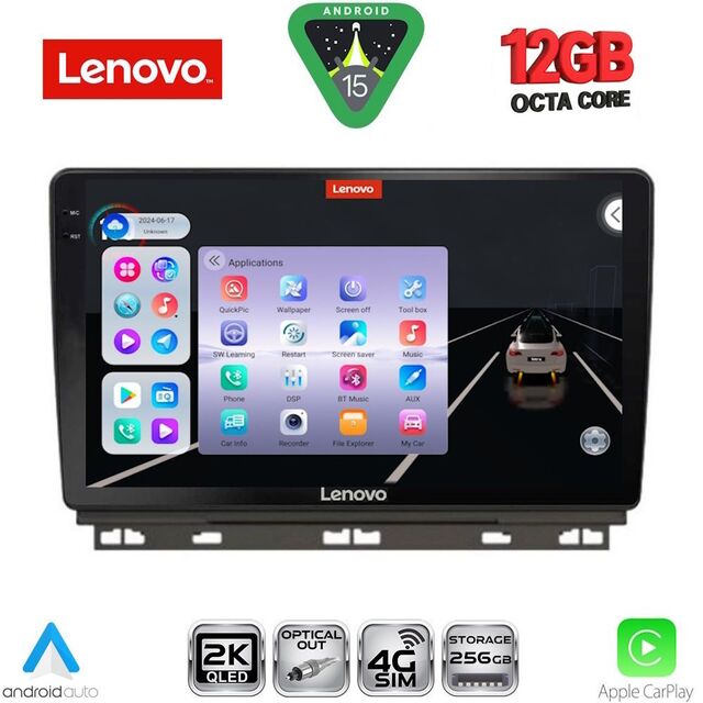 LENOVO SSZ 12546_CPA (9inc) MULTIMEDIA TABLET for RENAULT CLIO - CAPTUR  mod. 2019-2026