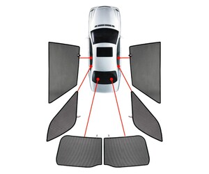 CarShades - ΚΟΥΡΤΙΝΑΚΙΑ  CAR SHADES ΓΙΑ RENAULT KADJAR 5D 2015+ - 6 ΤΕΜ. (PVC.REN-KADJ-5-A)