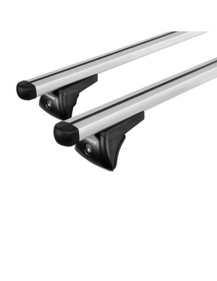 ΜΠΑΡΕΣ ΟΡΟΦΗΣ ΑΛΟΥΜΙΝΙΟΥ NOWA (L) 127cm ME FLUSH RAILING 2ΤΕΜ. ME ΚΛΕΙΔΙ