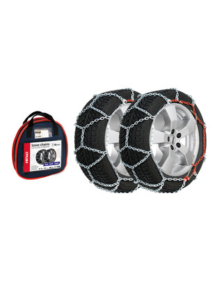 Amio - Αλυσίδες Χιονιού 4x4 16mm KB-245 για Ισχυρή Πρόσφυση και Απόλυτο Έλεγχο σε Χειμερινές Συνθήκες ιδανικές για SUV & Βαρέως Τύπου Οχήματα έως 7500kg - 1 Σετ (02122/AM)