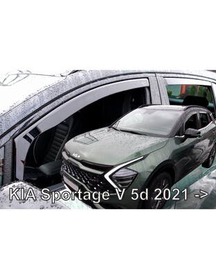 ΑΝΕΜΟΘΡΑΥΣΤΕΣ ΓΙΑ KIA SPORTAGE 5D 2021+  ΣΕΤ ΑΥΤΟΚΙΝΗΤΟΥ ΑΠΟ ΕΥΚΑΜΠΤΟ ΦΙΜΕ ΠΛΑΣΤΙΚΟ HEKO - 4 ΤΕΜ.