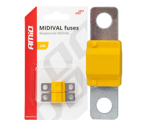 Amio - ΑΣΦΑΛΕΙΕΣ MIDIVAL 60A - 2 Τεμ. (03476/AM)