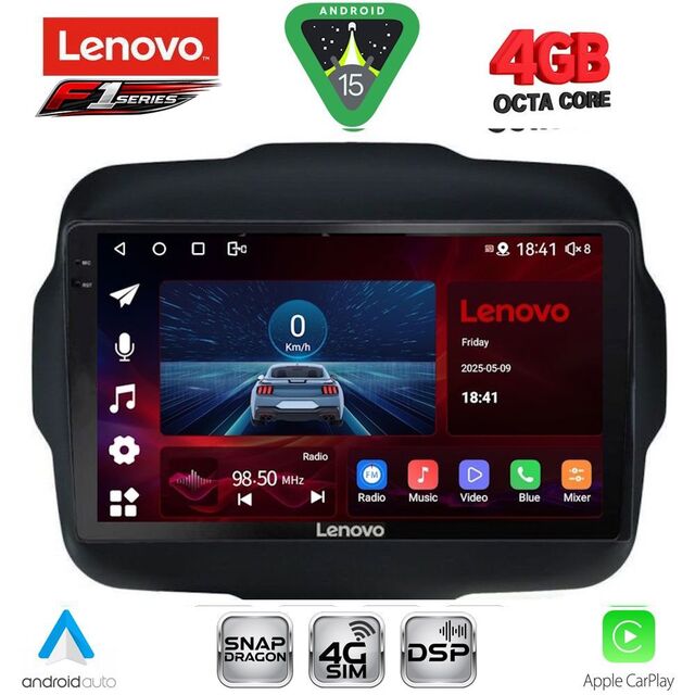 LENOVO SSQ 9290_CPA (9inc) MULTIMEDIA TABLET for JEEP RENEGADE  mod. 2014-2025