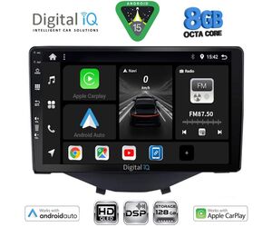 DIGITAL IQ BXF 7715_CPAA CLIMA-A/C (9inc) MULTIMEDIA TABLET for CITROEN C1-PEUGEOT 108-TOYOTA AYGO mod. 2014-2024