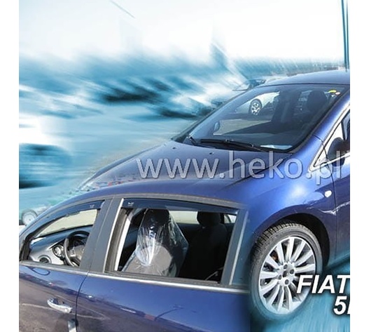 ΑΝΕΜΟΘΡΑΥΣΤΕΣ ΓΙΑ FIAT BRAVO 5D 2009-2014 ΖΕΥΓΑΡΙ ΑΠΟ ΕΥΚΑΜΠΤΟ ΦΙΜΕ ΠΛΑΣΤΙΚΟ HEKO - 2 ΤΕΜ.