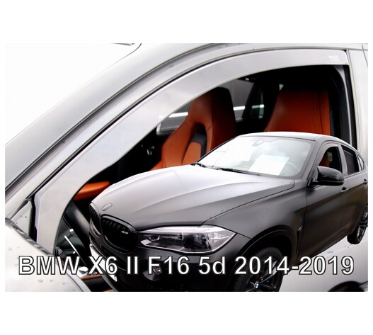 ΑΝΕΜΟΘΡΑΥΣΤΕΣ ΓΙΑ BMW X6 F16 5D 2014-2019 ΣΕΤ ΑΥΤΟΚΙΝΗΤΟΥ ΑΠΟ ΕΥΚΑΜΠΤΟ ΦΙΜΕ ΠΛΑΣΤΙΚΟ HEKO - 4 ΤΕΜ.