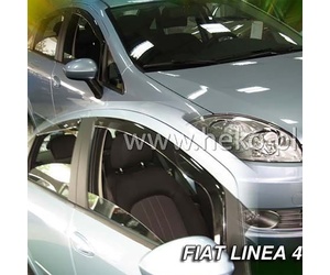 ΑΝΕΜΟΘΡΑΥΣΤΕΣ ΓΙΑ FIAT LINEA 4D 2007-2015 ΖΕΥΓΑΡΙ ΑΠΟ ΕΥΚΑΜΠΤΟ ΦΙΜΕ ΠΛΑΣΤΙΚΟ HEKO - 2 ΤΕΜ.