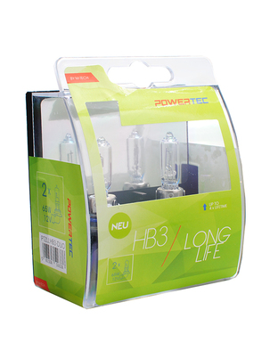 HB3 12V 65W 3.150K P20d POWERTEC LONG LIFE ΑΛΟΓΟΝΟΥ 2ΤΕΜ.