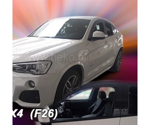 ΑΝΕΜΟΘΡΑΥΣΤΕΣ ΓΙΑ BMW X4 F26 5D 2013-2018 ΖΕΥΓΑΡΙ ΑΠΟ ΕΥΚΑΜΠΤΟ ΦΙΜΕ ΠΛΑΣΤΙΚΟ HEKO - 2 ΤΕΜ.