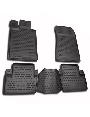 ΠΑΤΑΚΙΑ ΣΕ ΣΚΑΦΗ TPE ΛΑΣΤΙΧΟ ΓΙΑ ALFA ROMEO 147 12/2000-2008  ΣΕ ΑΝΘΡΑΚΙ ΣΚΟΥΡΟ ΓΚΡΙ ΧΡΩΜΑ NOVLINE - 4 ΤΕΜ.