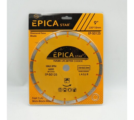 ΔΙΑΜΑΝΤΟΔΙΣΚΟΣ 230*10mm EPICA STAR TO-EP-50125