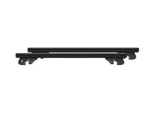 MENABO ΜΠΑΡΕΣ ΟΡΟΦΗΣ ΑΛΟΥΜΙΝΙΟΥ FENDER 118 cm ΣΕ ΜΑΥΡΟ ΧΡΩΜΑ ΓΙΑ Fiat Idea 5 doors 2005>2012 ΜΕ RAISED RAILS - 2 ΤΕΜ. (14660/MB)