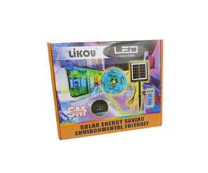 LED ΤΑΙΝΙΑ RGB 5m ΜΕ ΗΛΙΑΚΟ ΠΑΝΕΛ AD-1461