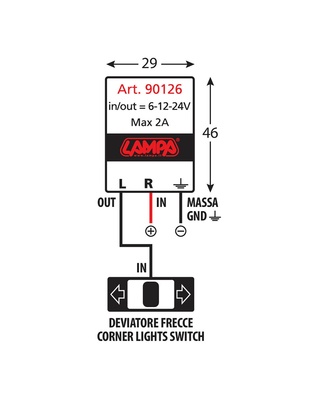 ΗΛΕΚΤΡΟΝΙΚΟ ΦΛΑΣΕΡ (FLASHER)  ΓΙΑ LED 6-12-24 V max 2A