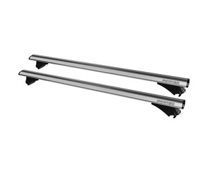 ΜΠΑΡΕΣ ΟΡΟΦΗΣ ΑΛΟΥΜΙΝΙΟΥ LEOPARD XL SILVER 135 cm ΣΕ ΑΣΗΜΙ ΧΡΩΜΑ ΓΙΑ ΟΡΟΦΗ ΜΕ FLUSH ΚΑΙ RAISED RAILS MENABO - 2 ΤΕΜ.