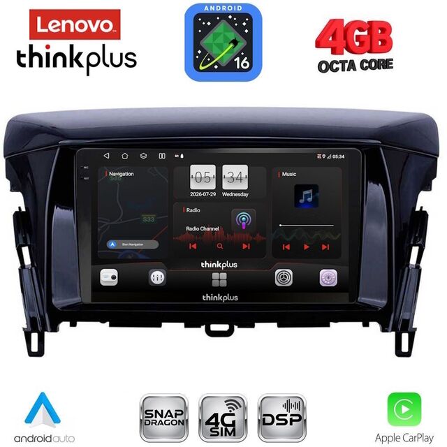 LENOVO LTG 7432_CPA (9inc) MULTIMEDIA TABLET for MITSUBISHI ECLIPSE CROSS mod. 2018-2026