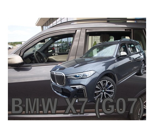 ΑΝΕΜΟΘΡΑΥΣΤΕΣ ΓΙΑ BMW X7 G07 5D 2018+ ΣΕΤ ΑΥΤΟΚΙΝΗΤΟΥ ΑΠΟ ΕΥΚΑΜΠΤΟ ΦΙΜΕ ΠΛΑΣΤΙΚΟ HEKO - 4 ΤΕΜ.