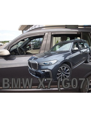 ΑΝΕΜΟΘΡΑΥΣΤΕΣ ΓΙΑ BMW X7 G07 5D 2018+ ΣΕΤ ΑΥΤΟΚΙΝΗΤΟΥ ΑΠΟ ΕΥΚΑΜΠΤΟ ΦΙΜΕ ΠΛΑΣΤΙΚΟ HEKO - 4 ΤΕΜ.