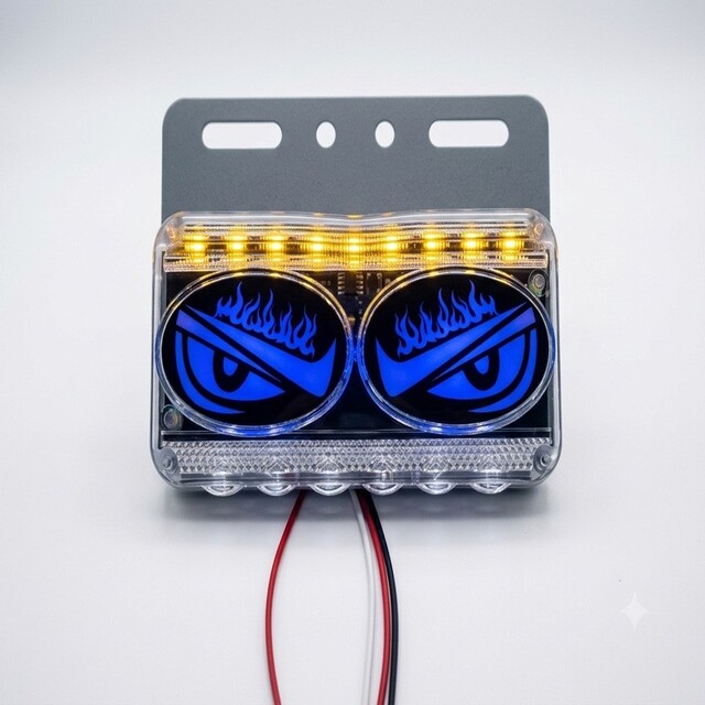 ΠΛΕΥΡΙΚΑ ΦΩΤΑ DEVIL EYE 4TMX   42V  W19514B