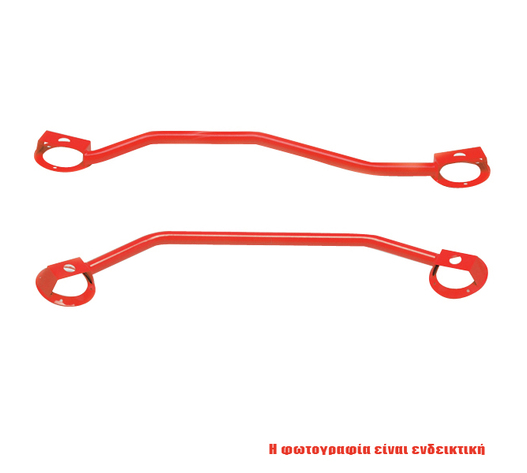 OPEL CORSA C 1.0 12V 10/00+ Μπάρες Θόλου Σιδερένιες Ρυθμιζόμενες OMP