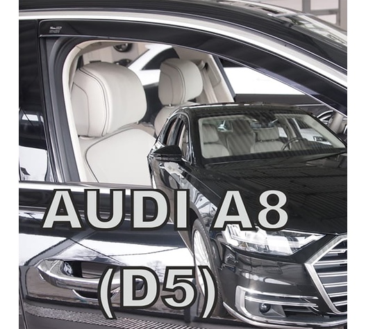 ΑΝΕΜΟΘΡΑΥΣΤΕΣ ΓΙΑ AUDI A8 D5 4D 2017-2021 ΖΕΥΓΑΡΙ ΑΠΟ ΕΥΚΑΜΠΤΟ ΦΙΜΕ ΠΛΑΣΤΙΚΟ HEKO - 2 ΤΕΜ.