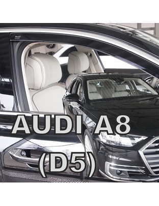 ΑΝΕΜΟΘΡΑΥΣΤΕΣ ΓΙΑ AUDI A8 D5 4D 2017-2021 ΖΕΥΓΑΡΙ ΑΠΟ ΕΥΚΑΜΠΤΟ ΦΙΜΕ ΠΛΑΣΤΙΚΟ HEKO - 2 ΤΕΜ.